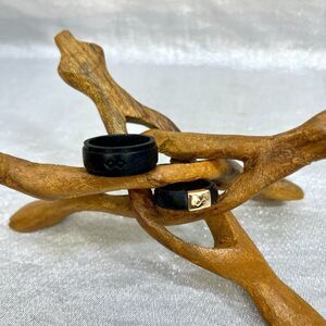 RINFIT Silicone Rings for Couple Soft & Comfortable Wedding Bands W7/M10